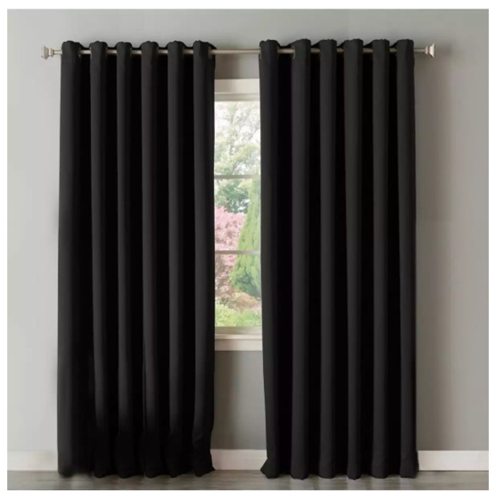 Unik  New Gordyn Gorden Hitam Minimalis Berkualitas  Berkualitas