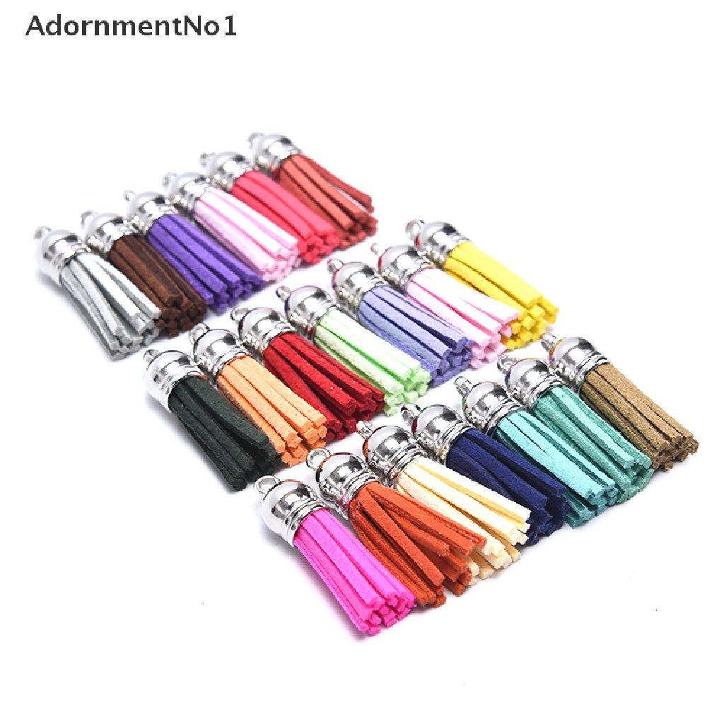 (AdornmentNo1) 20pcs / Set Liontin Rumbai Kulit Untuk Membuat Perhiasan Anting DIY