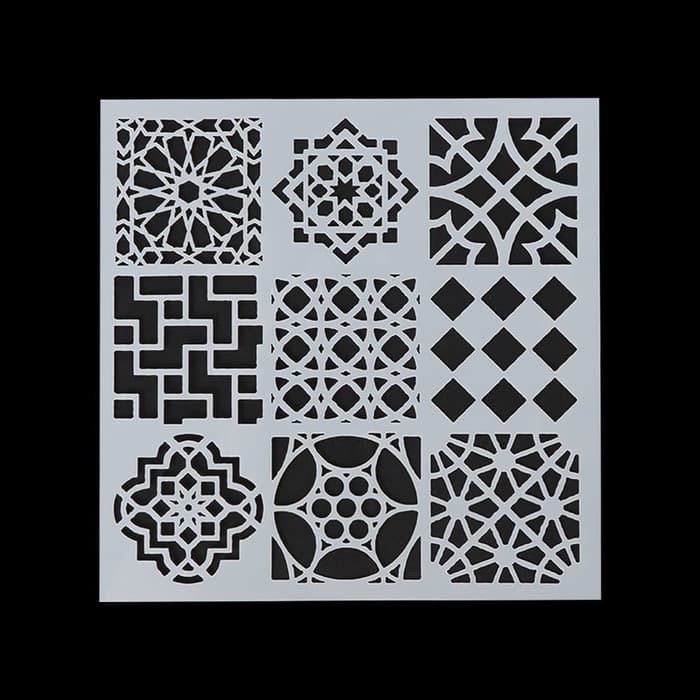 Plastic Stencil - Stensil Dekorasi Motif_GTS 99 - 150