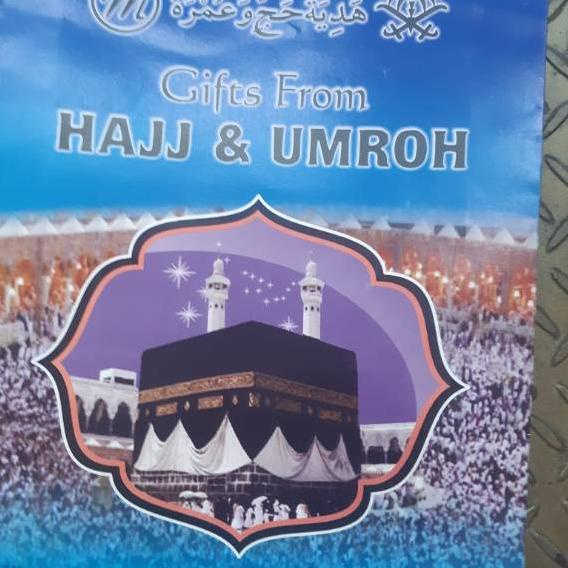 

COD !! 10.10 Paper bag besar biru untuk oleh oleh haji dan umroh isi 20 pcs [KODE 74]