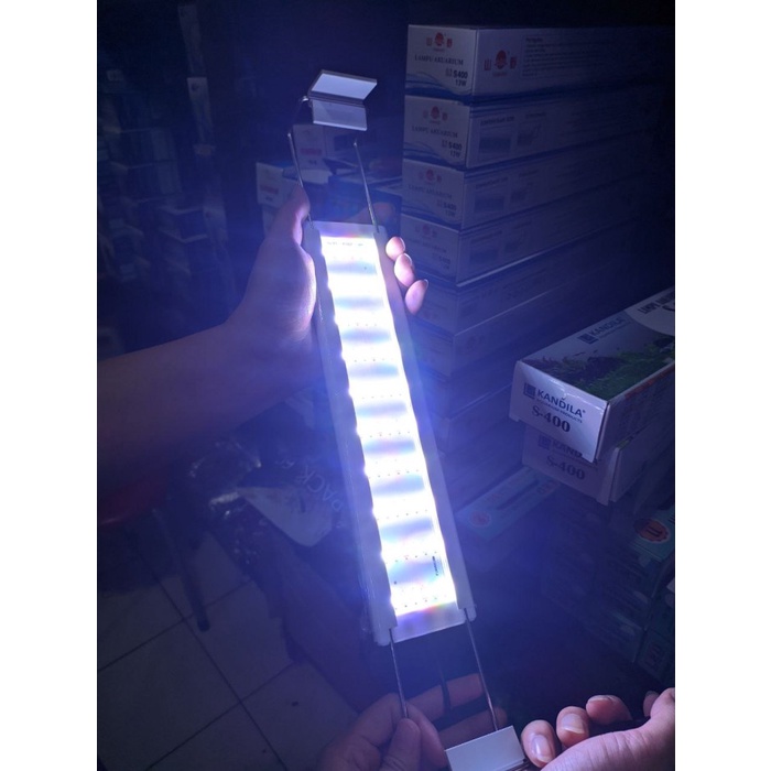 Lampu LED Aquarium Aquascape Kandila S300 S-300 RGB LED Atas Aquarium