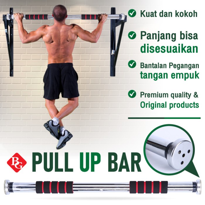 B&G SPORT PULL UP BAR&PULL UP -ALAT FITNESS MURAH