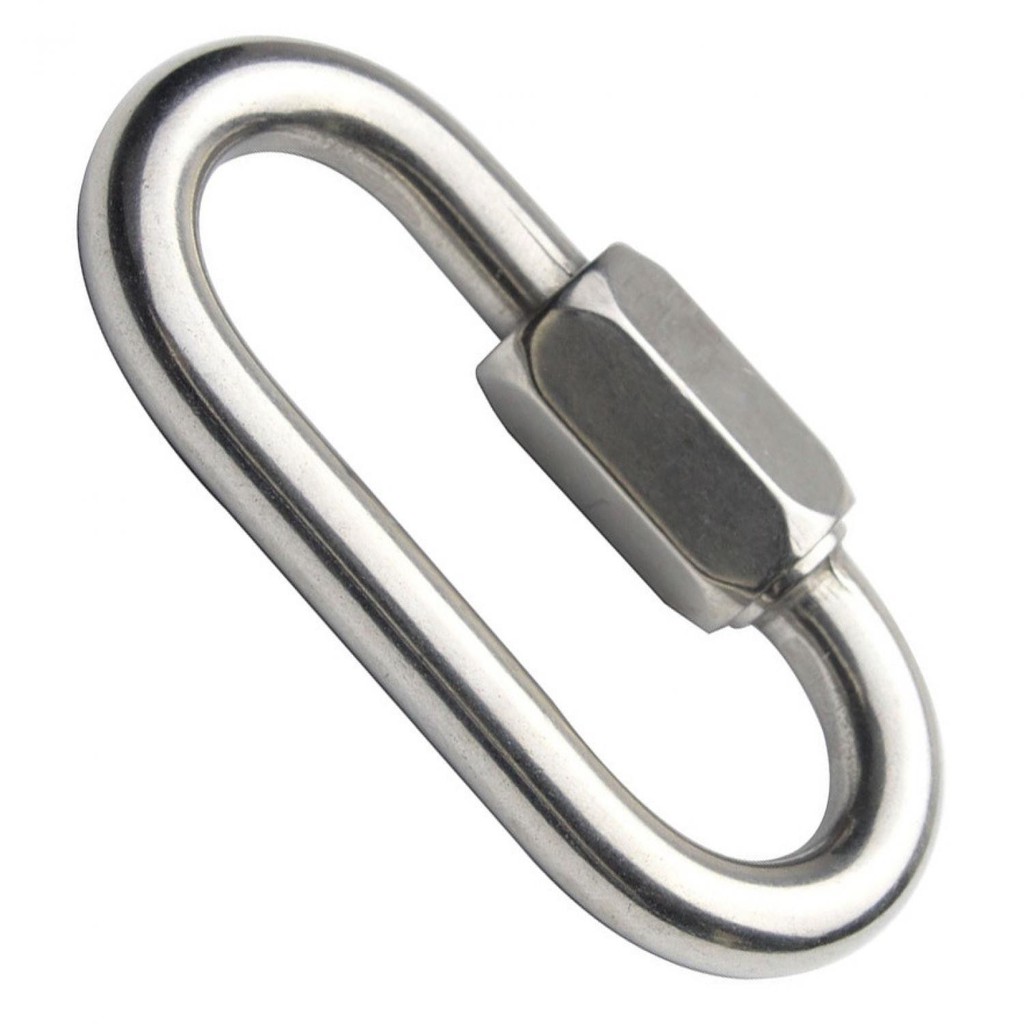 Xinda Karabiner Safety Lock Stainless Steel - XD-8619  - Silver