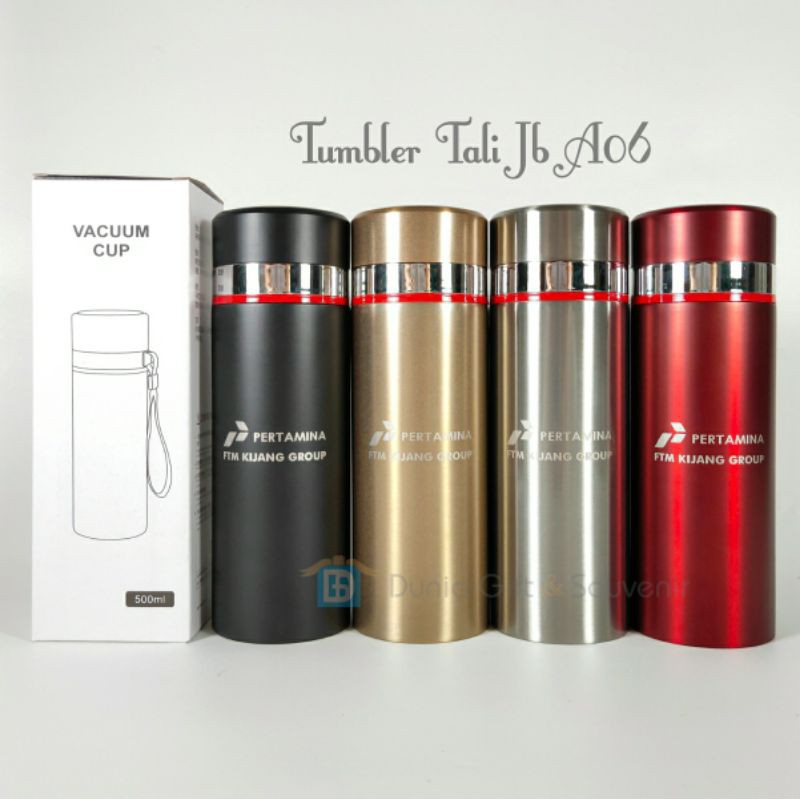 Vacuum Tumbler Stainless POLOS ~ Tumbler Tali Jb A06 ~ Tumbler Promosi ~ Botol Stainless