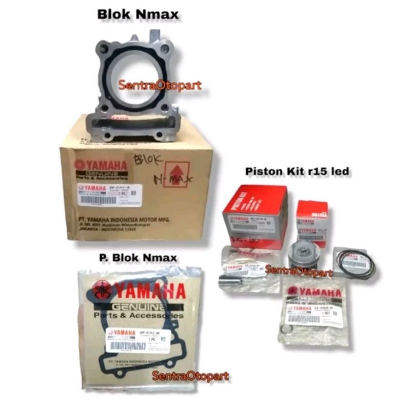 Blok block silinder cylinder r 15 v3 wr 155 paket piston kit original ygp