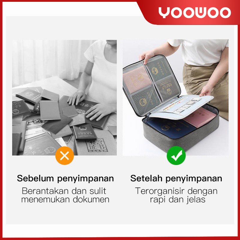 Tas penyimpanan sertifikat tas  dokumen bag Tempat dokumen penting Tas Multifungsi Stroge bag