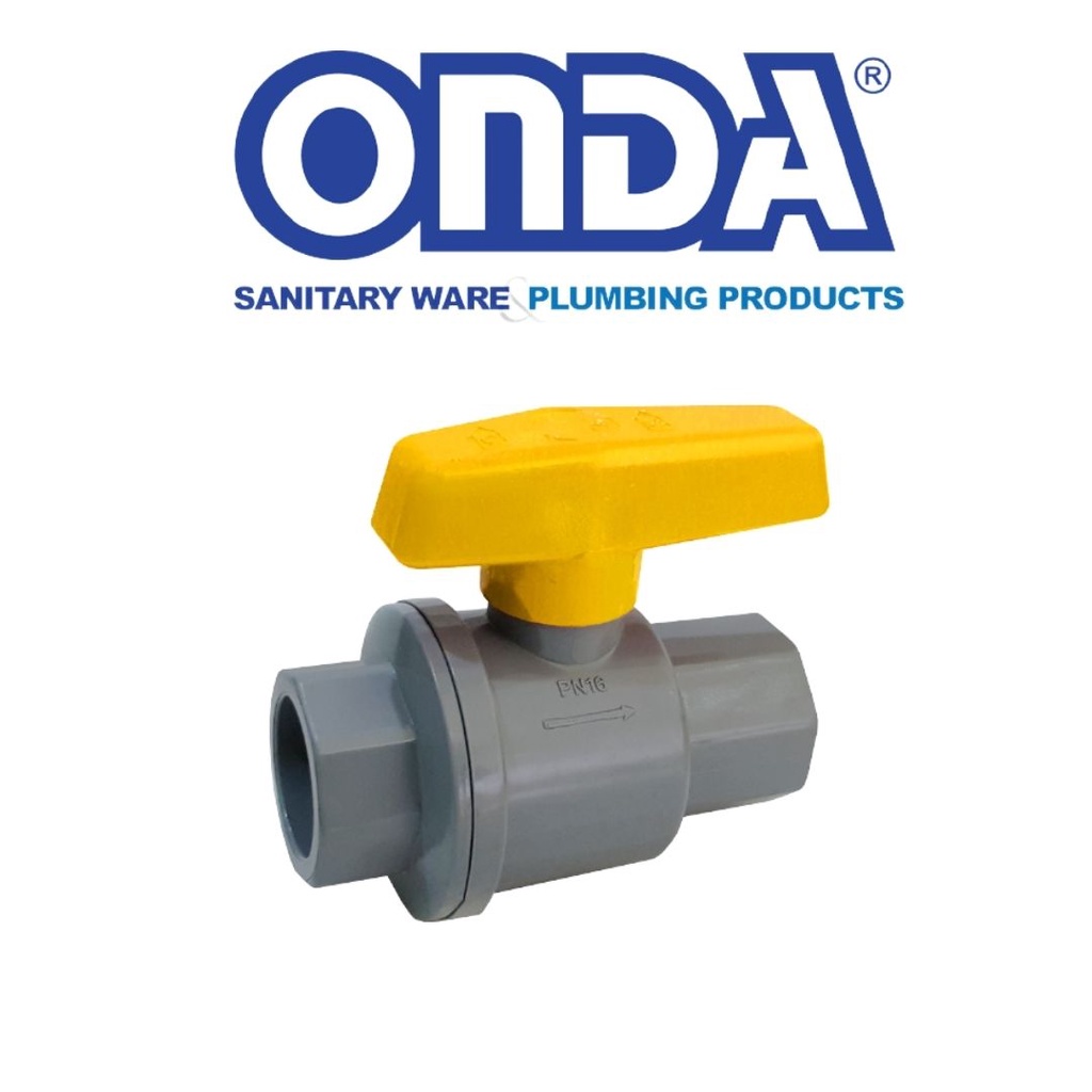 BALL VALVE PVC / STOP KRAN PVC ONDA