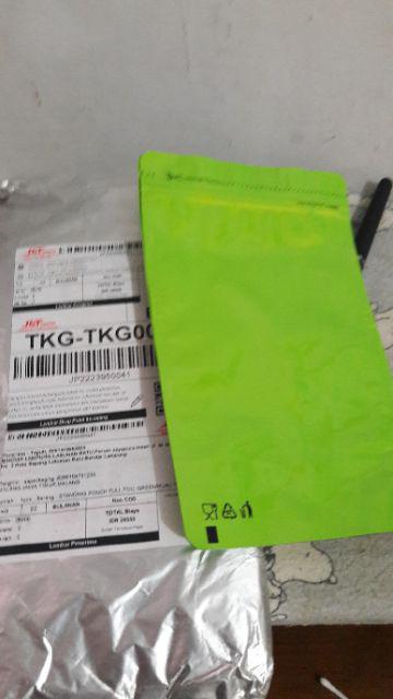 Standing Pouch Full Foil Green/hijau 14 X 23 Cm