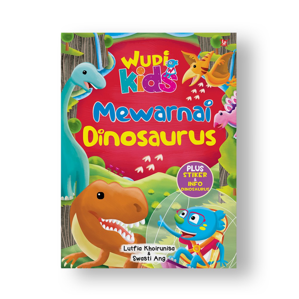 Wudi Kids Mewarnai Dinosaurus ORIGINAL