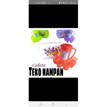 teko calista nampan set