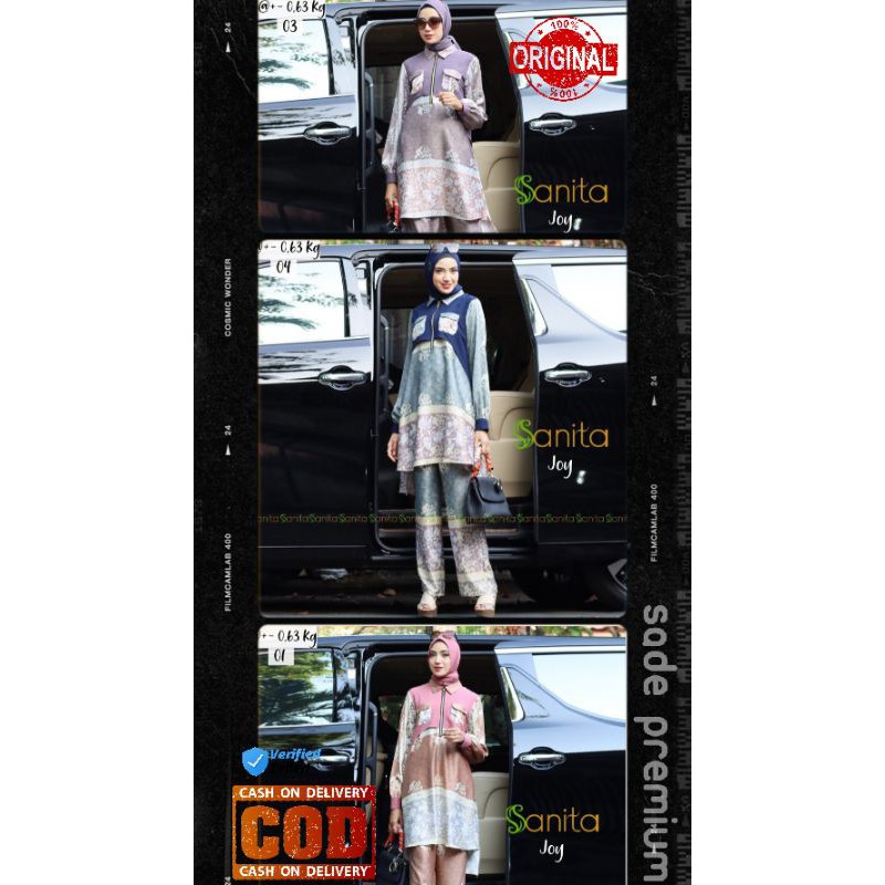 JOY SET ORIGINAL BY SANITA (KOLEKSI TERBARU)| SET JOY BY SANITA