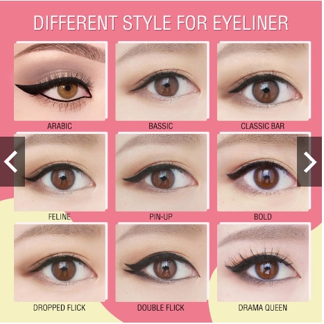 PINKFLASH Eyeliner Pen Waterproof Anti Air Tahan Lama Pink Flash Murah OhMyLine