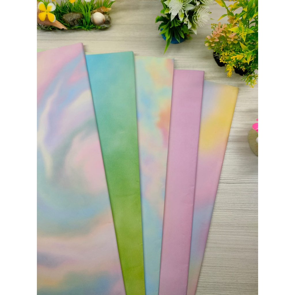 Kertas warna / kertas kado pembungkus hadiah aesthetic