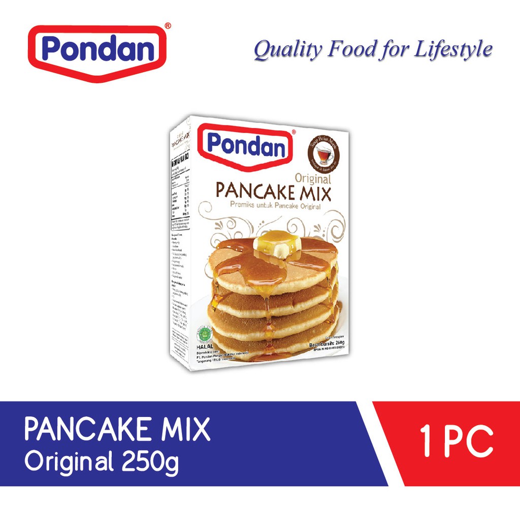 

(DISKON 30%) Pondan Pancake Original 250g EXPIRED 24 FEBRUARI 2026
