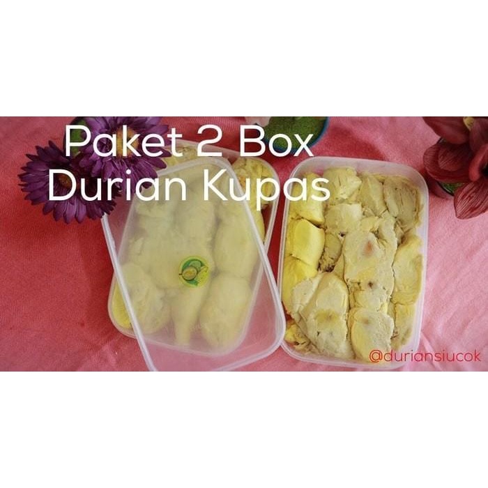 

Buah | Durian Kupas - Paket 2 Box Durian Kupas