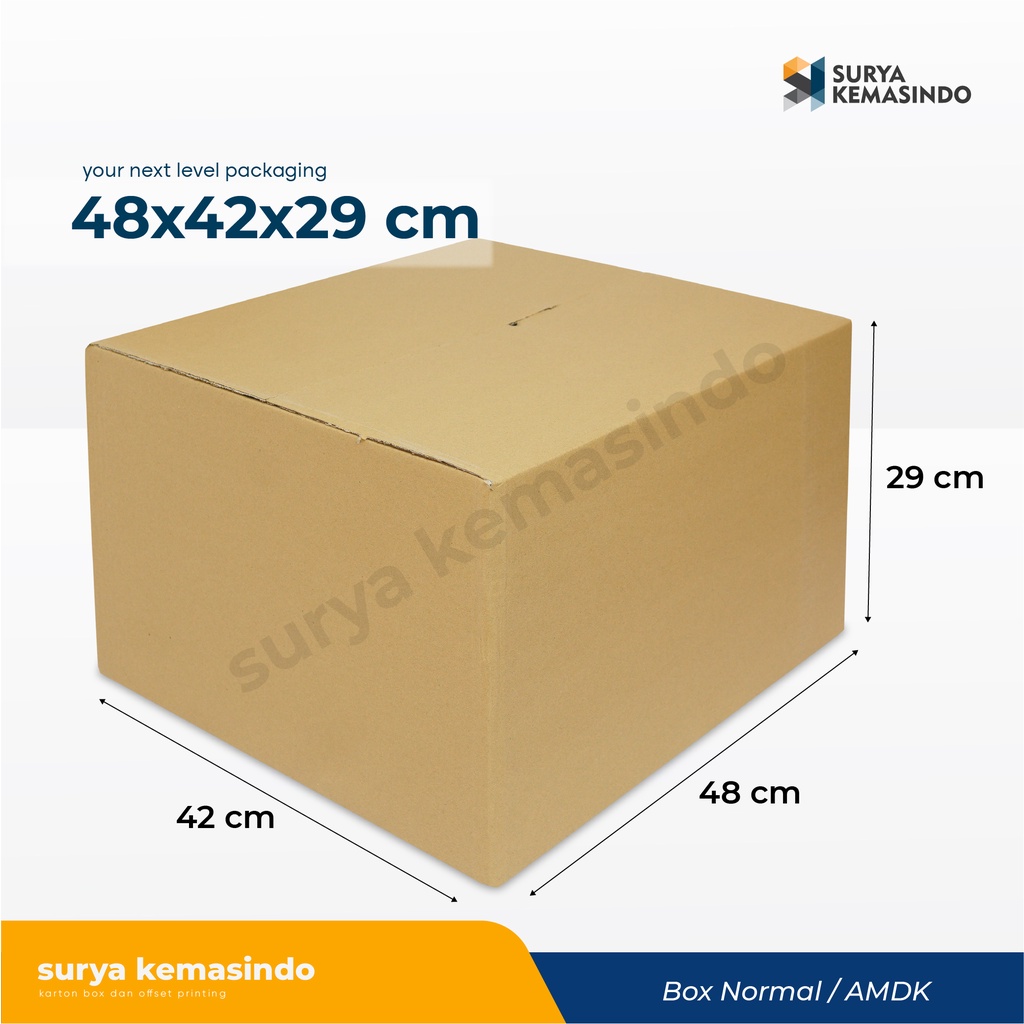 

Box 48x42x29 cm (Gashi) Kardus/Karton/Polos/hampers/box normal