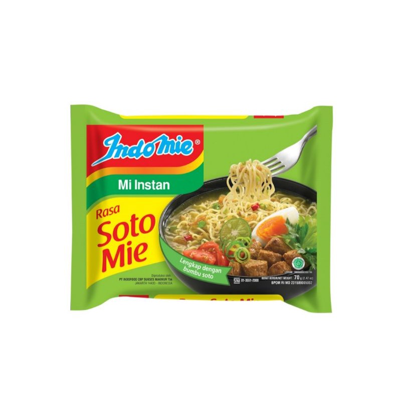 

Indomie Soto ayam 70g/Mie Instant