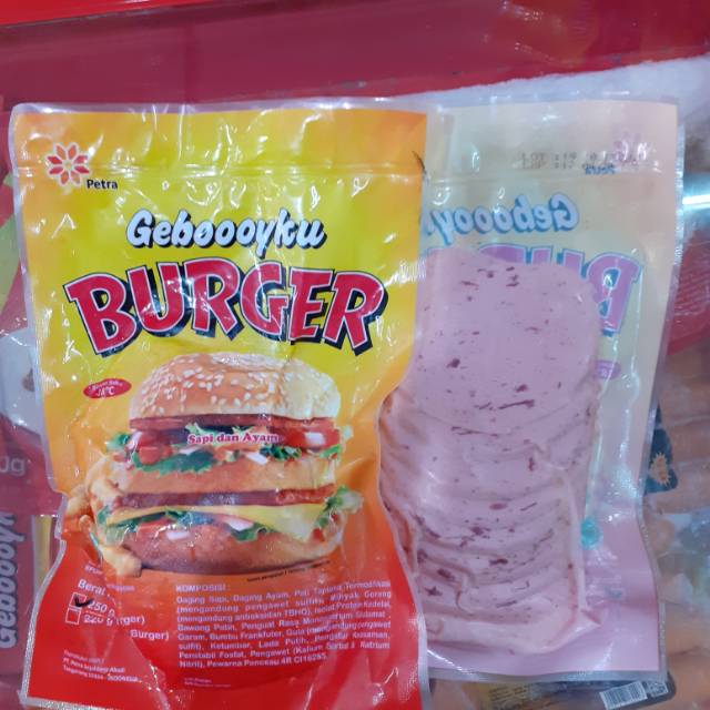

Gebooyku Daging Burger sapi isi 10 pcs