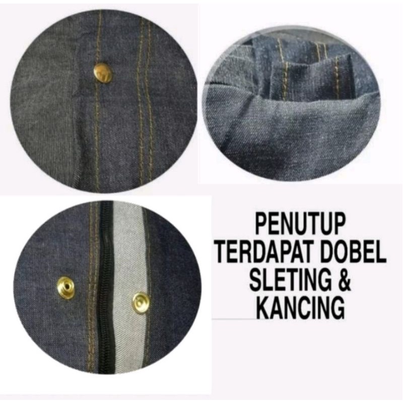 TAS BARANG BAHAN JEANS KUAT/TAS PAKAIAN