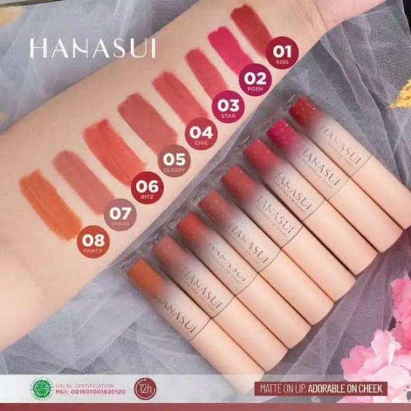 LIPCREAM HANASUI MATTEDORABLE / HANASUI BOBA EDITION