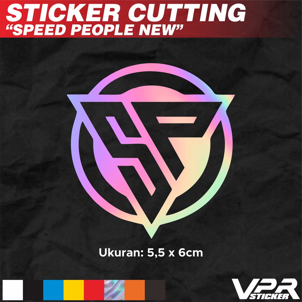 

STIKER/STICKER SP/SPEEDPEOPLE NEW BULAT SEGITIGA