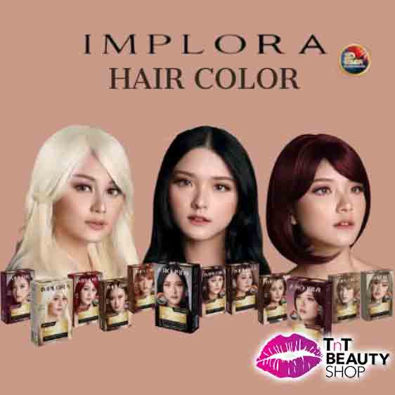 IMPLORA New Permanent Hair Color Cat Rambut Perwarna IMPLORA New Permanent Hair Color Cat Rambut Perwarna