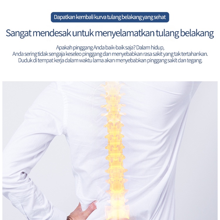 Lumbar Traction device alat terapi kesehatan fisioterapi punggung / Terapi Nyeri Pinggang / Alat Pijat Pinggang