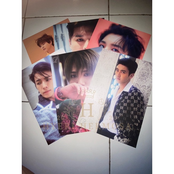 Postcard Super Junior ELF ACE KIT 2019 Donghae Kyuhyun Siwon Leeteuk Eunhyuk Yesung Shindong Ryeowoo