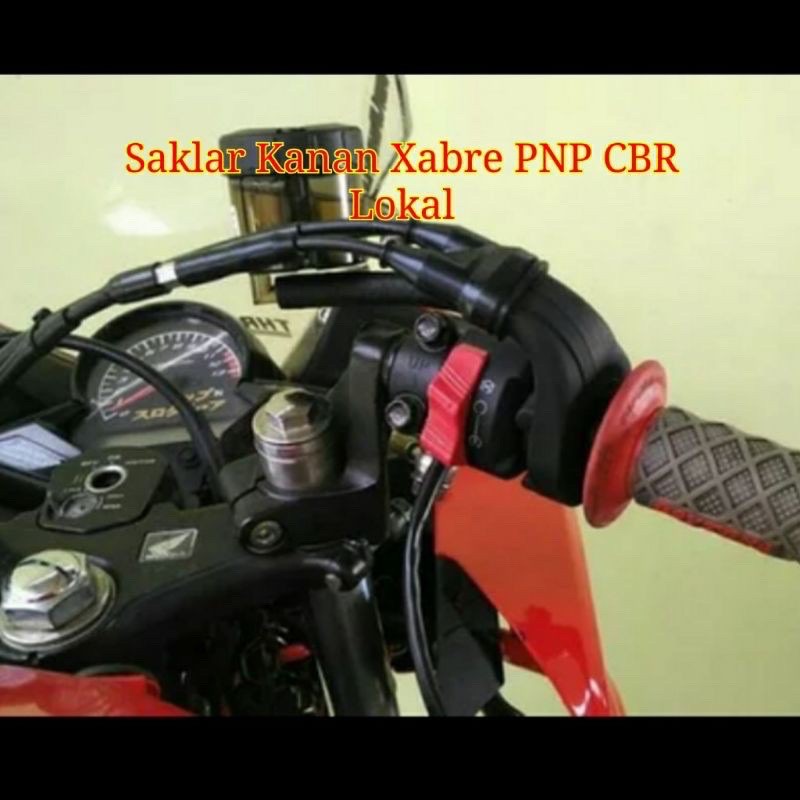 Saklar switch kanan stater starter Xabre X-abre UNIVERSAL SEMUA JENIS MOTOR (XABRE MURAH)