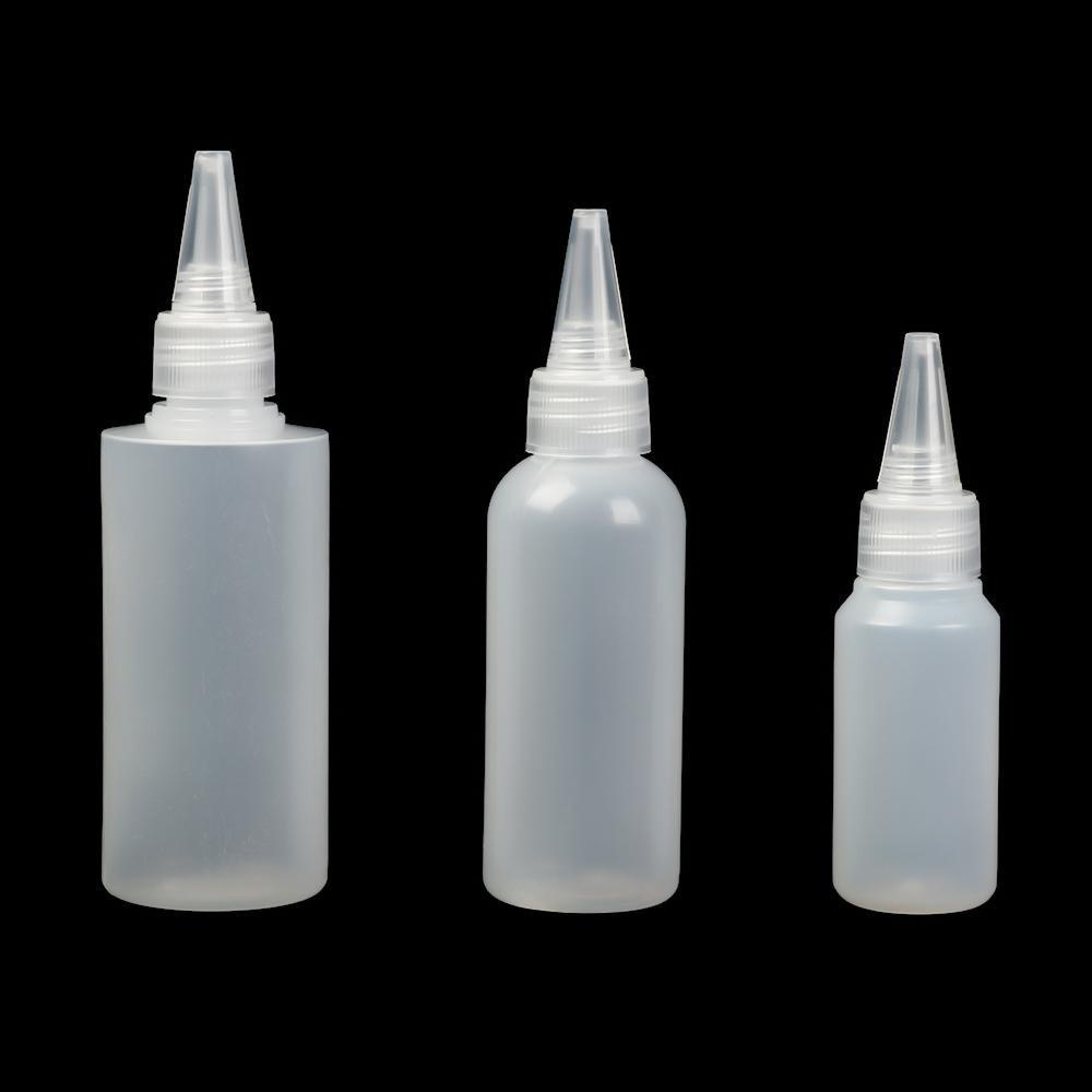 R-FLOWER Botol Tetes Minyak 30ML,60ML,100ML Alat Craft Scrapbooking Pencet Lem Aplikator