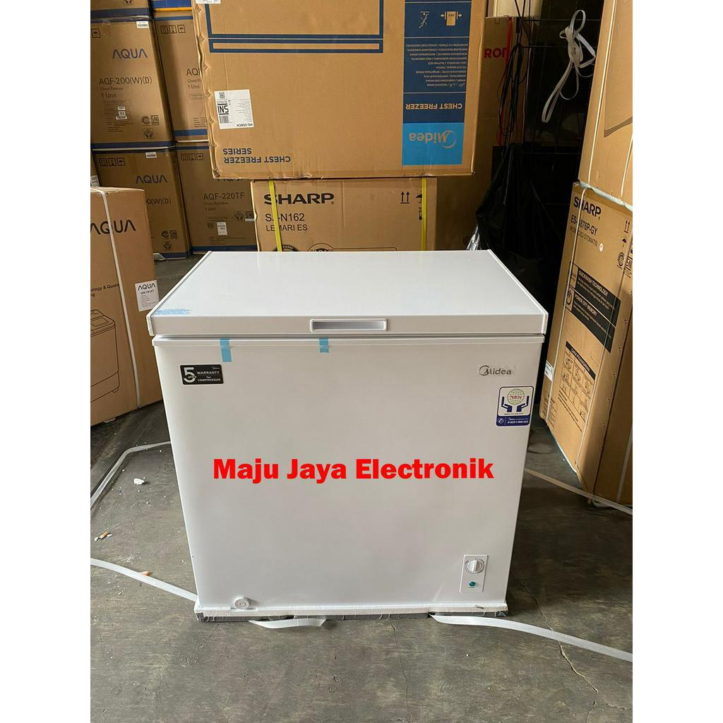 Chest Freezer MIDEA HS 258 CK 200 Liter Cooler BOX