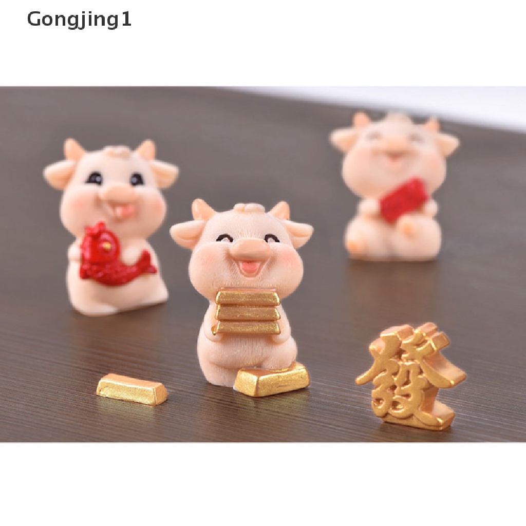 Gongjing1 Miniatur Hewan Daging Bonsai Bahan Resin Untuk Dekorasi Taman Minifairy Garden DIY