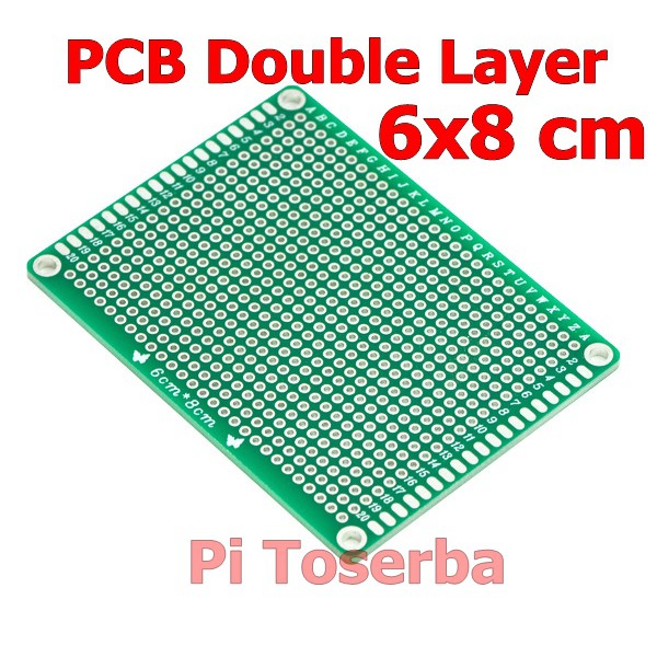 PCB Matrix 6x8cm Double Layer Hijau 6x8 cm