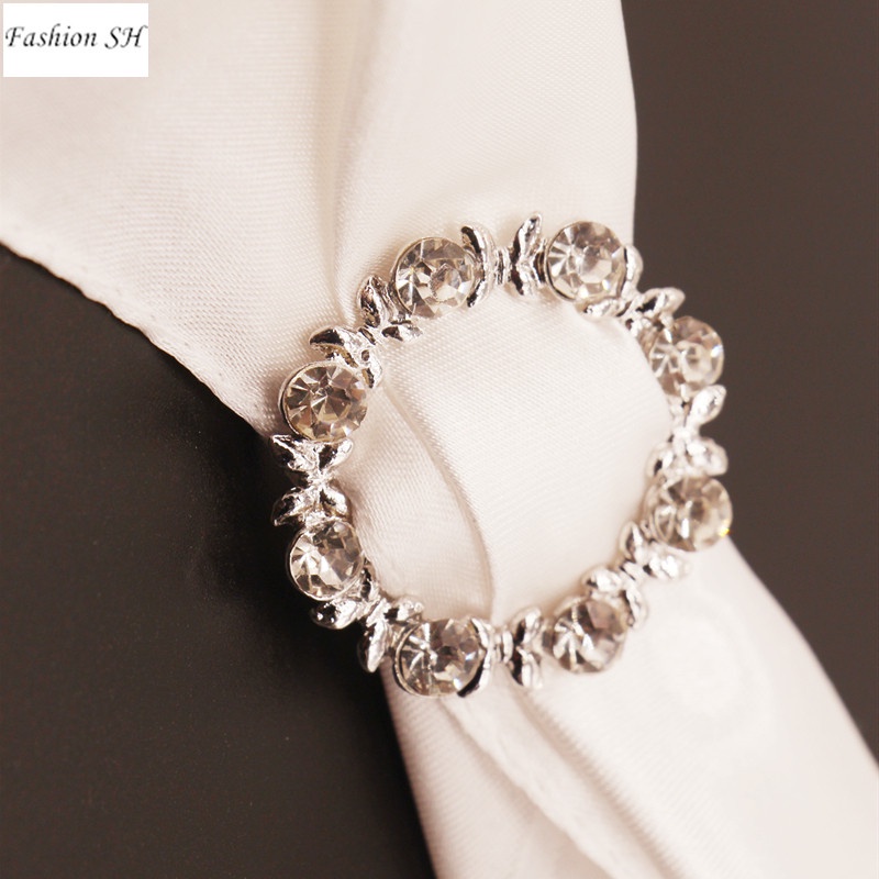 Fashion elegant pearl rhinestone buckle clip brooch buckle M40134