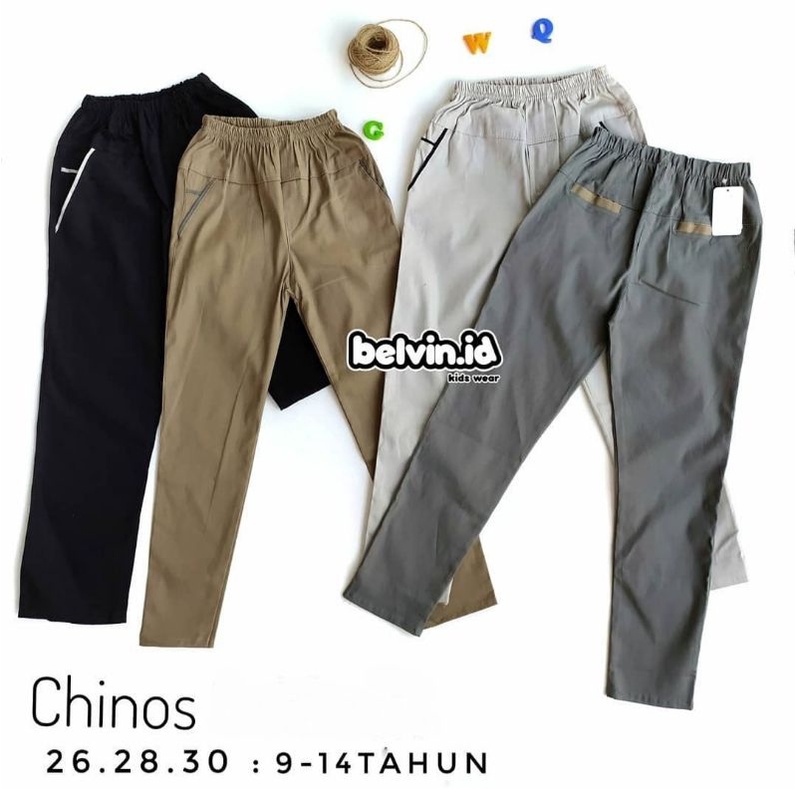 Celana Chino Panjang Anak Laki Cowok 8 9 10 11 12 TAHUN  Chinos Pants 262830