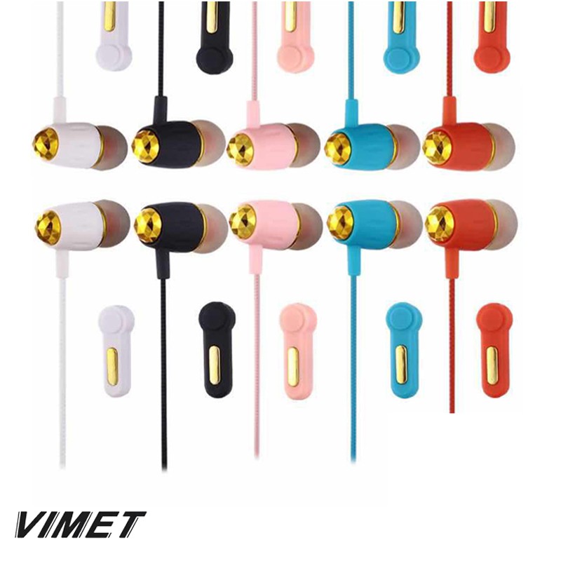 Headset Vimet 03 Handsfree Vimet-03 Earphone Earphone Vimet03 Mega Bass