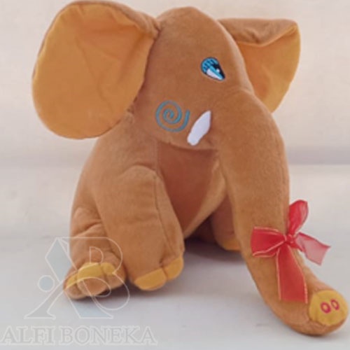 Boneka Gajah Elephant Jumbo Lucu Mainan Anak Imut Murah - Boneka mainan anak perempuan