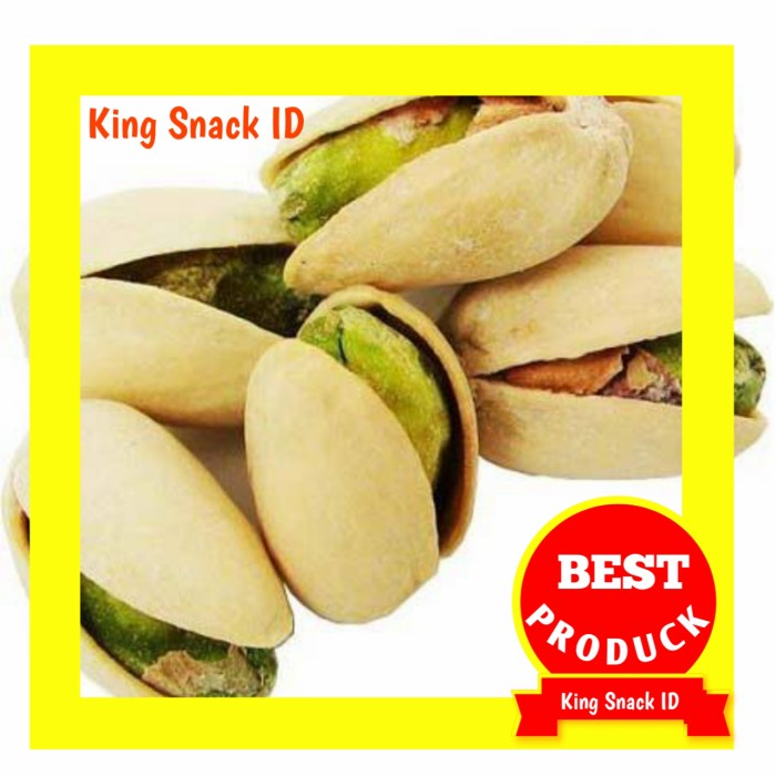 

KACANG PISTACHIOS GROSIR / PISTACHIO USA OVEN ( FUSTUK ) MURAH 250 GR