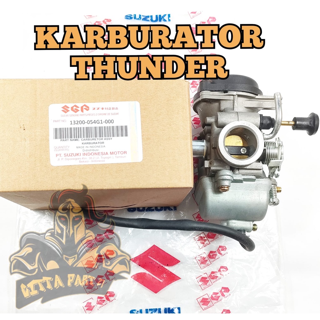 KARBURATOR CARBURATOR SUZUKI ORI MIKUNI KUALITAS ORIGINAL SGP KARBURATOR THUNDER 125