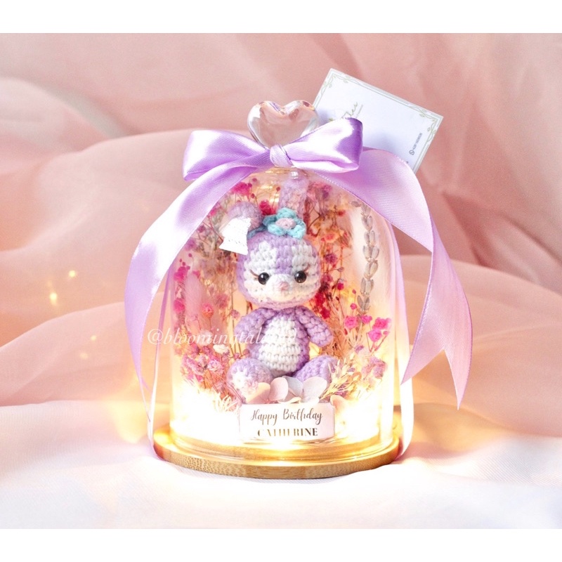 Custom Amigurumi Glass Dome