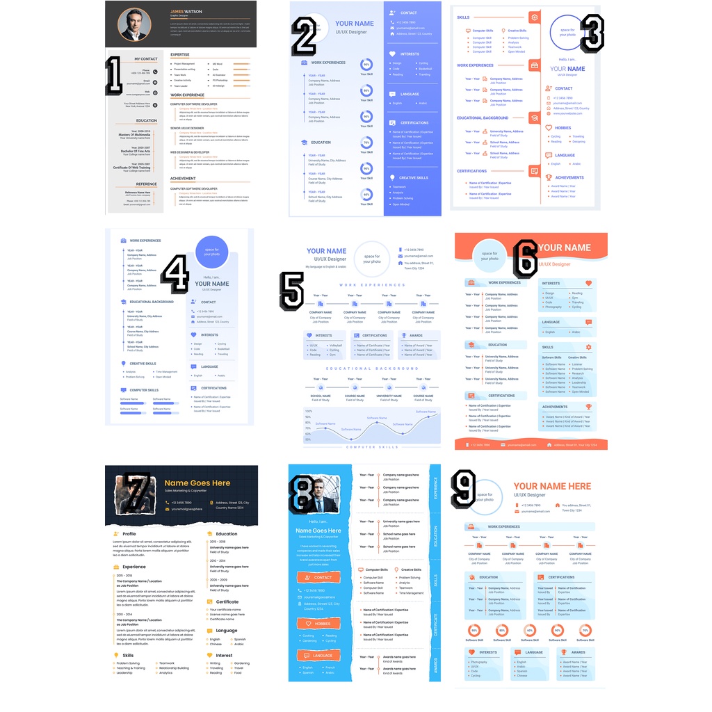 

Design dan Template CV (Curiculume Vitae) Professional dan Menarik