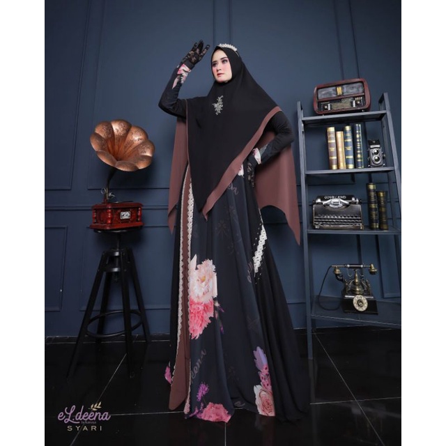 Koleksi Gamis Fashion show " Blossom " eldena grosir murah cirebon Annnisastore