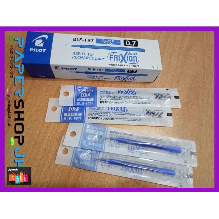 

Silutala- Grosir!!! Refill Isi Pulpen Frixion Pilot 0.7 Biru -Ori.