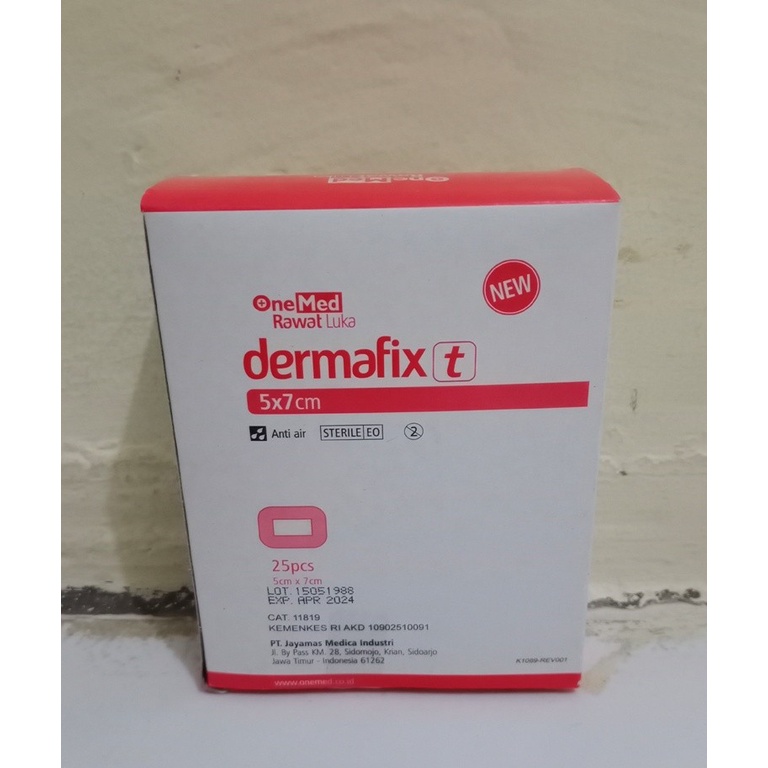 Plester dermafix 5 x 7cm / Plester dermafix 10 x 12cm / Plester dermafix 10 x 25cm Plester Transparant