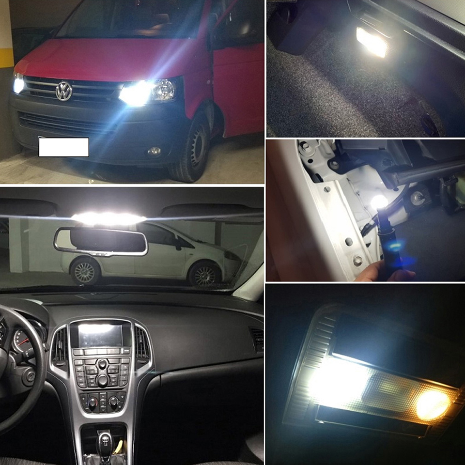 2 Pcs Lampu Sinyal Led W5W 18SMD 2014Chips T10 Canbus Led 194 168 Interior Mobil Lampu Baca Dome Light Lampu Parkir 12V