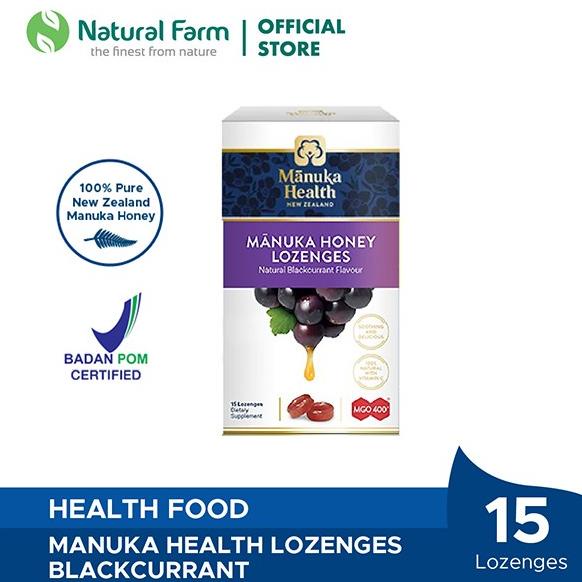 

Manuka Health MGO 400+ With Blackcurrant Lozenges