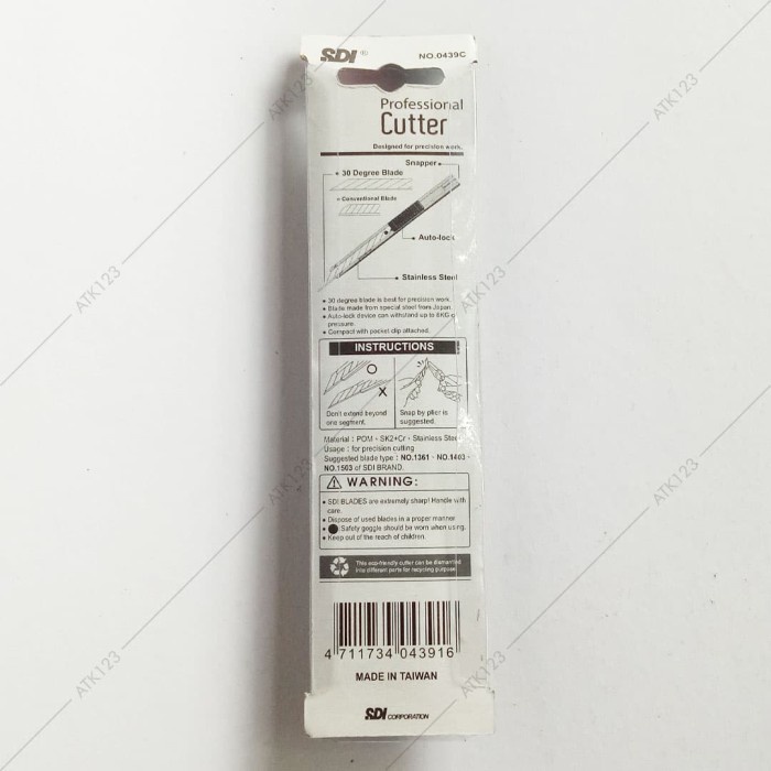 

kertas-pemotong- professional cutter 30 derajat sdi no. 0439c -pemotong-kertas.