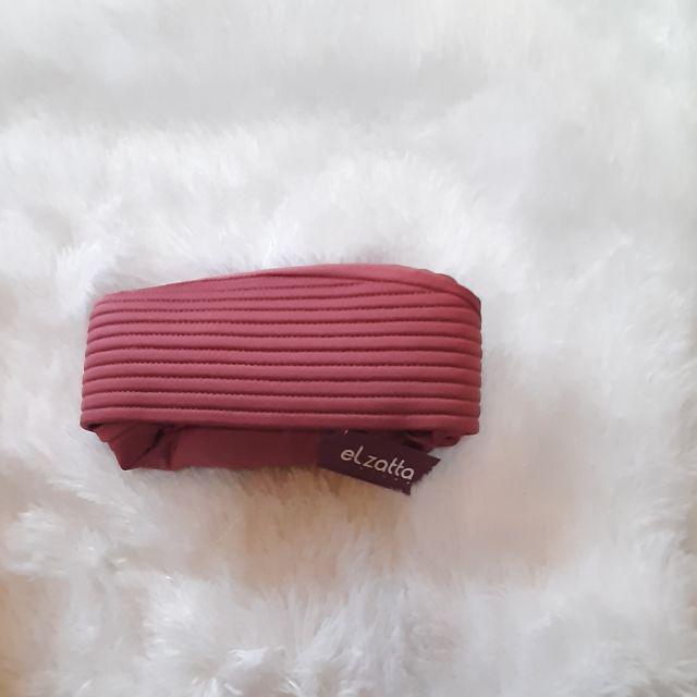 BERGO SYARI KIRANA ELZATTA HIJAB INSTANT TULISAN GLITTER BAHAN JERSEY-Dusty Purple 621