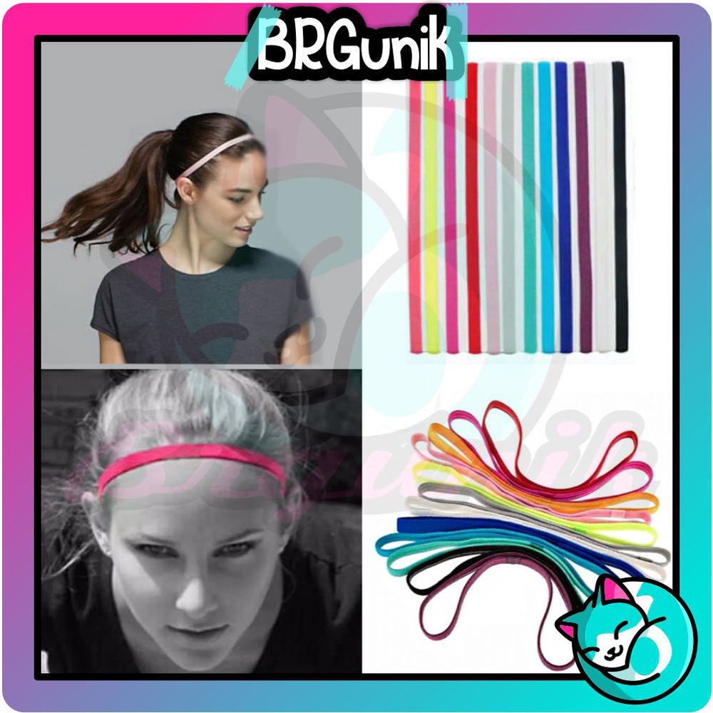 BRGUNIK Mini Hairband Sport / Headband Olahraga R496