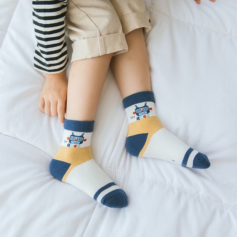 [5 PSG] 1-8 thn | KAOS KAKI BAYI ANAK IMPOR SOCKS LUCU KARAKTER KARTUN UNISEX YMSock i Catalog